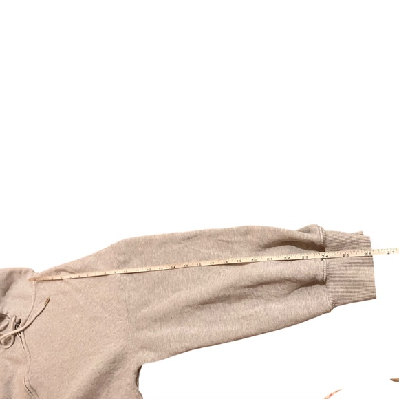 Old Navy Fleece Full Zip Hoodie Gray Sweatshirt Drop Shoulder - Picture 7 of 7